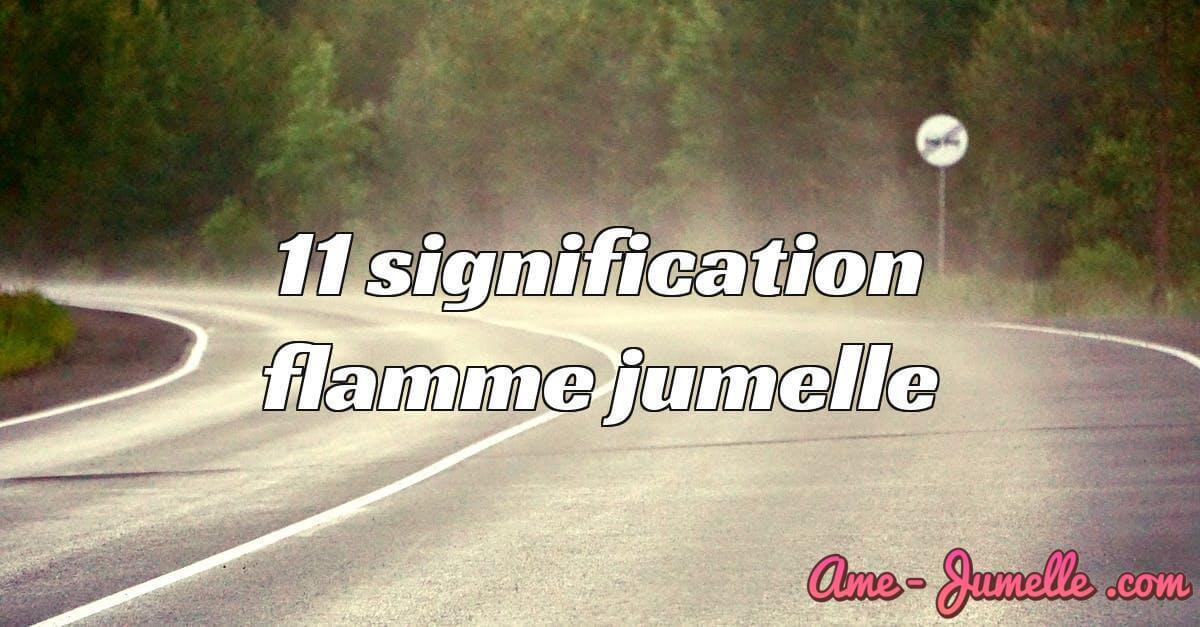 11 signification flamme jumelle