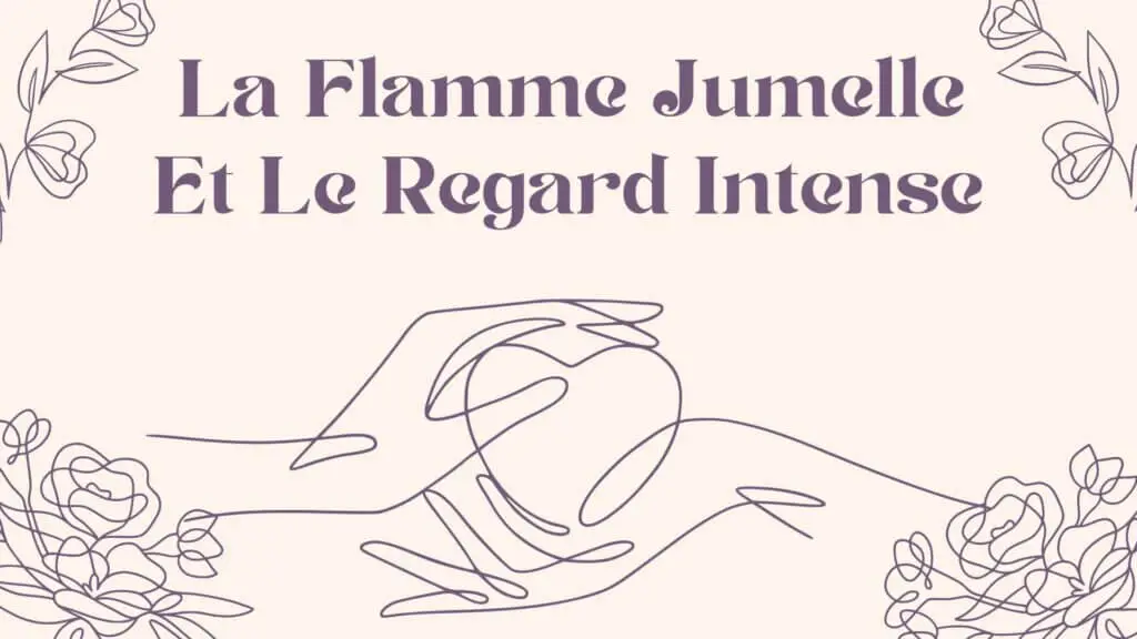 Flamme Jumelle Regard Dans Les Yeux