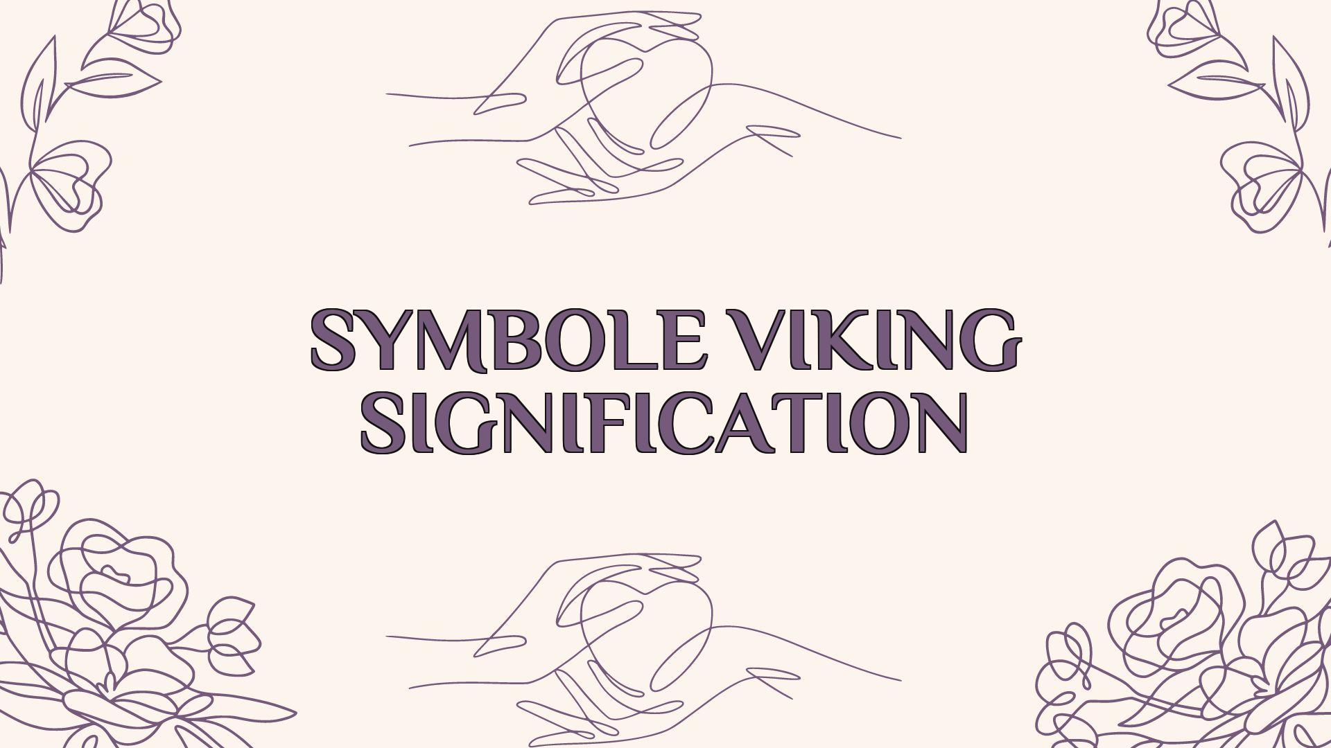 symbole viking signification